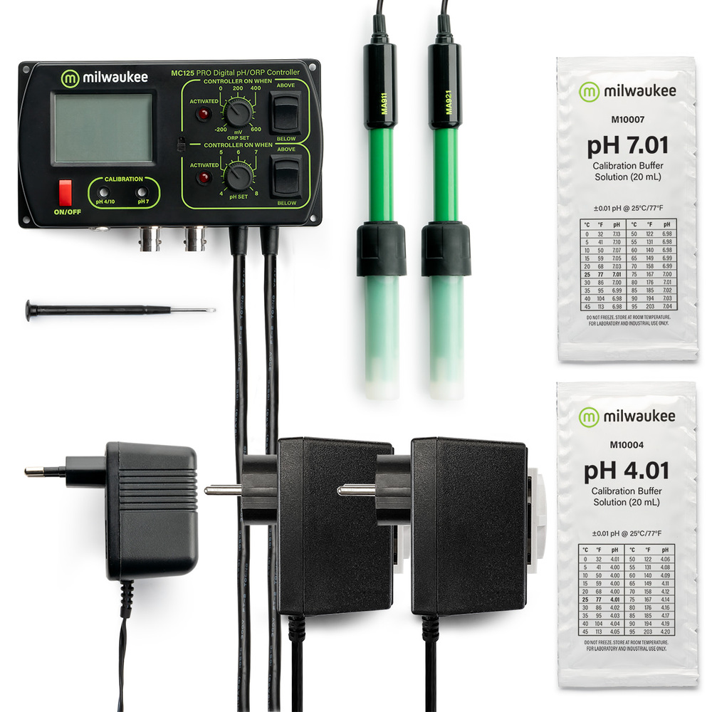 Milwaukee MC125 PRO 2-in-1 Digital pH / ORP Controller