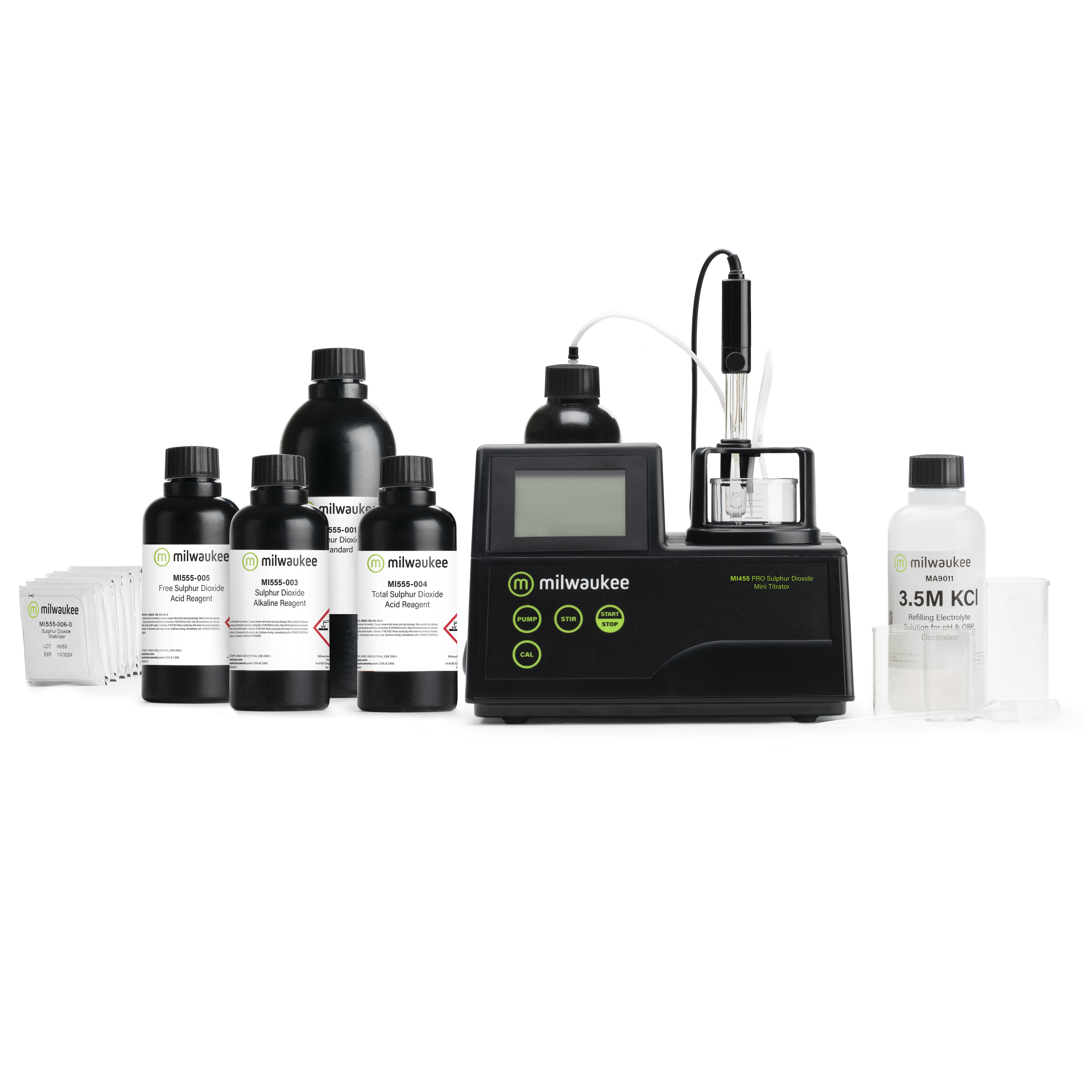 Milwaukee MI455 PRO Mini Titrator for Sulphur Dioxide in Wine
